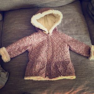 Beautiful toddler girl coat